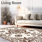 Ornate Central Medallion Style Rug