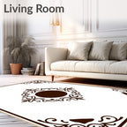Ornate Geometric Mandala Design Rug