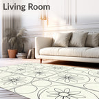Daisy Chain Delightful Floral Pattern Rug