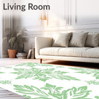 Classic Floral Swirl Pattern Rug