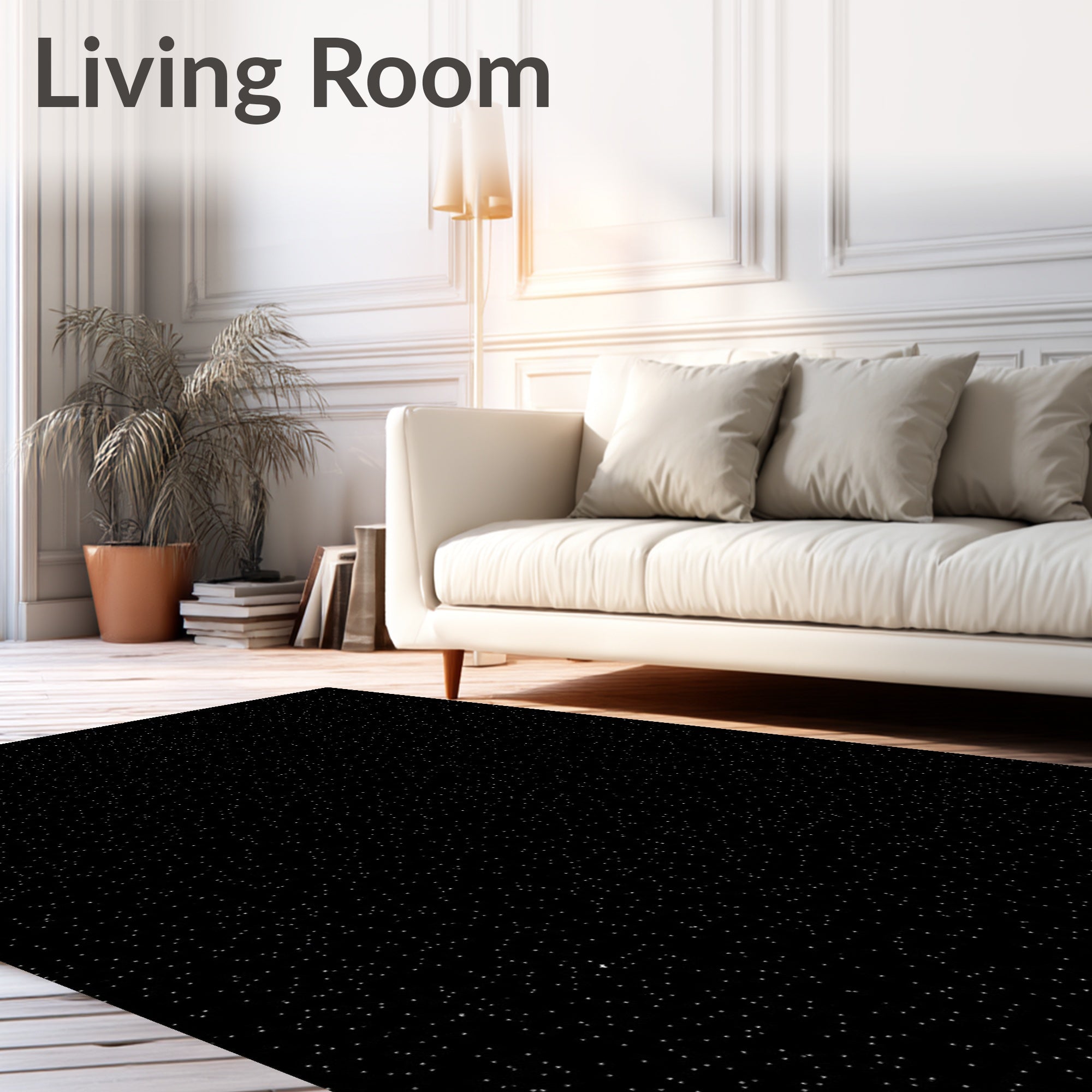 Cosmic Dot Pattern Rug