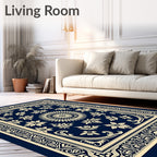 Classic Floral Mandala Design Rug