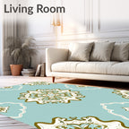 Archival Mandala Patterned Design Rug
