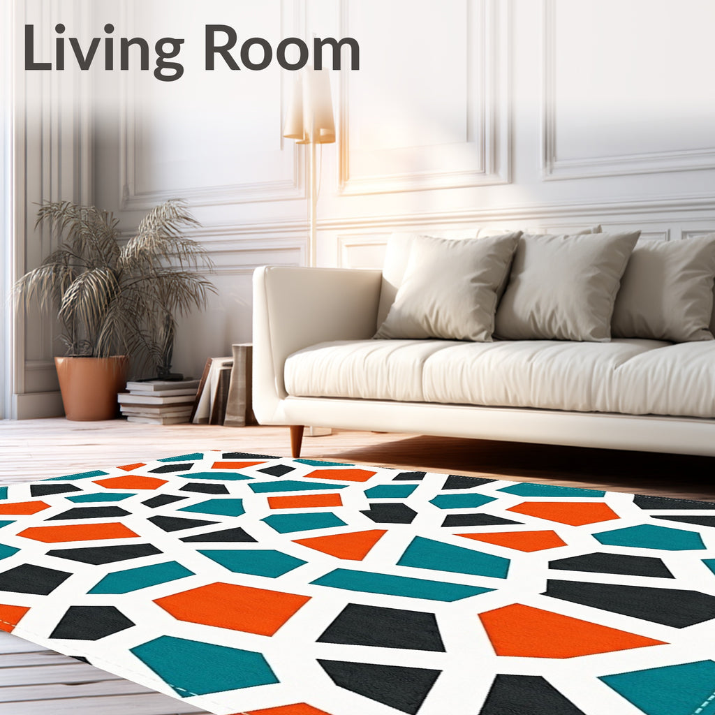 Abstract Geometric Pattern Rug