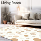 Polka Dot And Stripe Pattern Design Rug