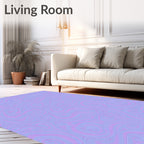 Abstract Swirls Soft Pattern Rug