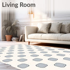 Geometric Octagon Pattern Design Rug