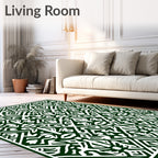 Intricate Abstract Stylized Pattern Rug