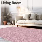 Ornate Floral Vine Pattern Rug