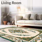 Ornate Floral Scrollwork Harmony Rug