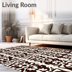 Bold Abstract Symmetry Pattern Rug
