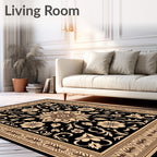 Ornate Floral Vintage Pattern Rug