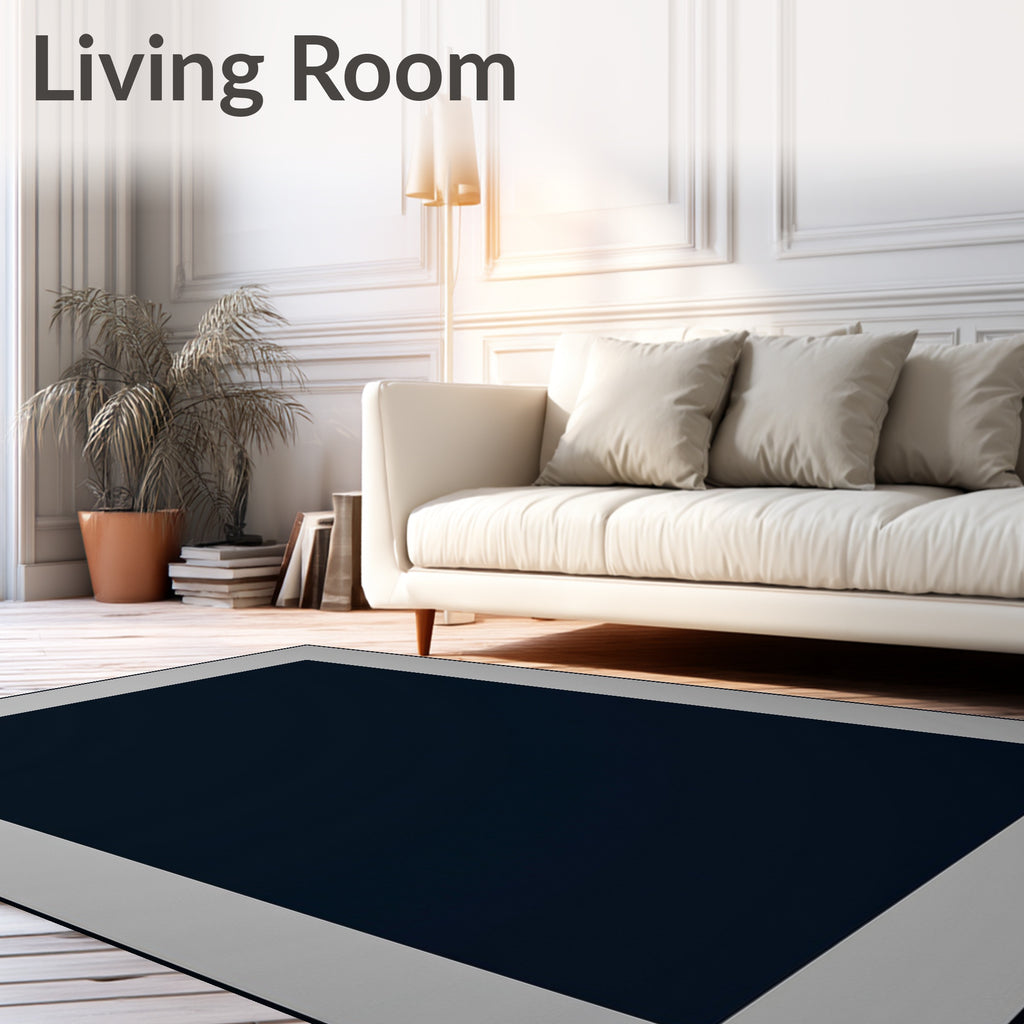 Bold Geometric Border Design Rug