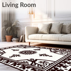 Classic Sunburst Floral Medallion Rug