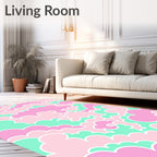 Pastel Cloud Pattern Rug