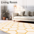 Honey Comb Geometric Pattern Rug