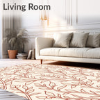 Botanical Branch Line Art Design Rug