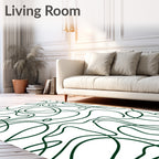 Organic Flowing Line Pattern Rug