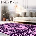 Victorian Flourish Paisley Motif Rug