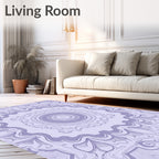Vintage Mandala Inspired Abstract Pattern Rug