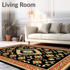 Ornate Diamond Geometric Pattern Rug