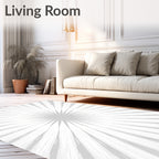 Radiating Lines Style Rug