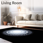 Geometric mandala pattern Rug