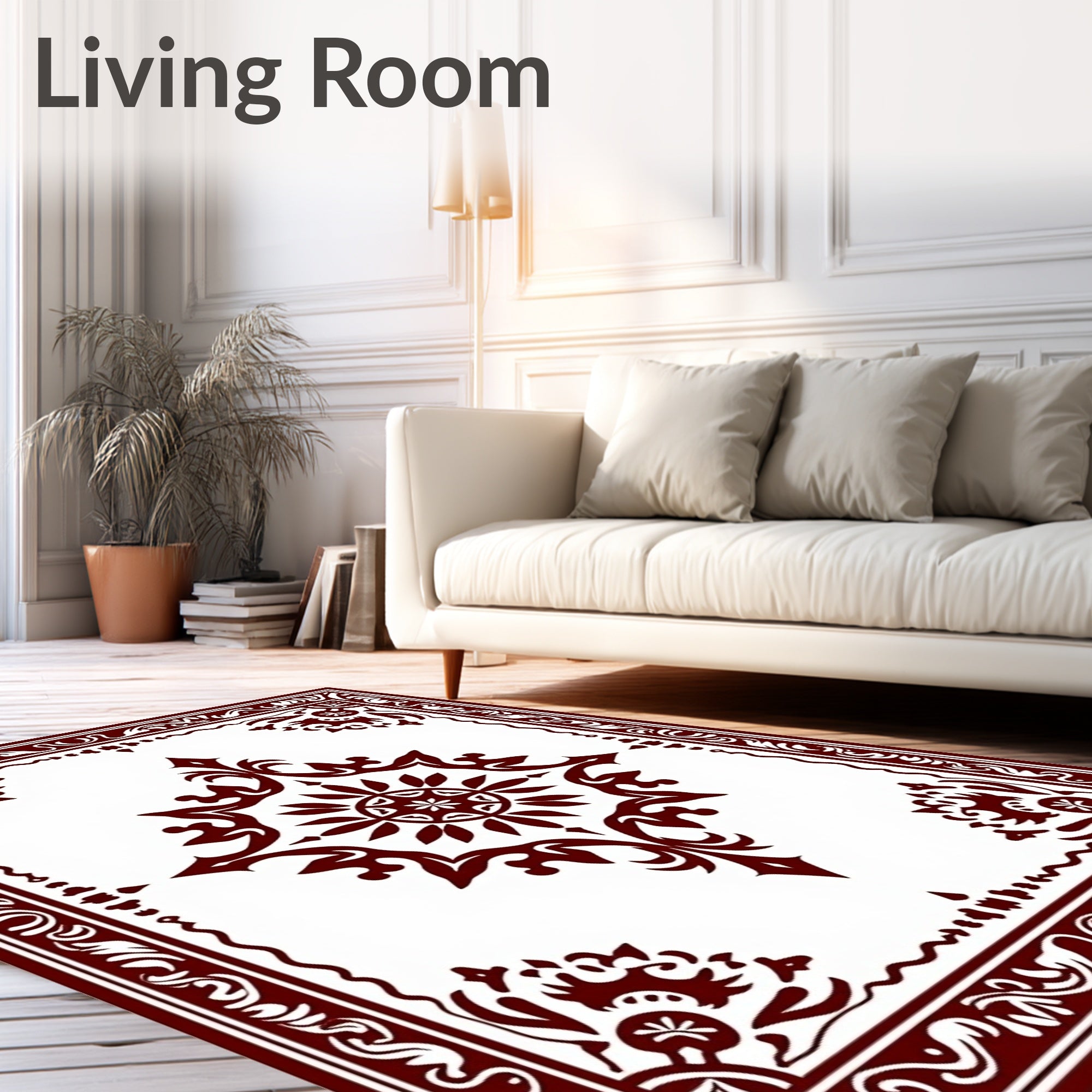 Classic Medallion Intricate Border Rug