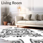 Classic Floral Motif Design Rug
