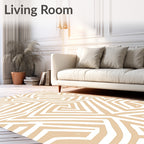 Geometric Lines Pattern Rug
