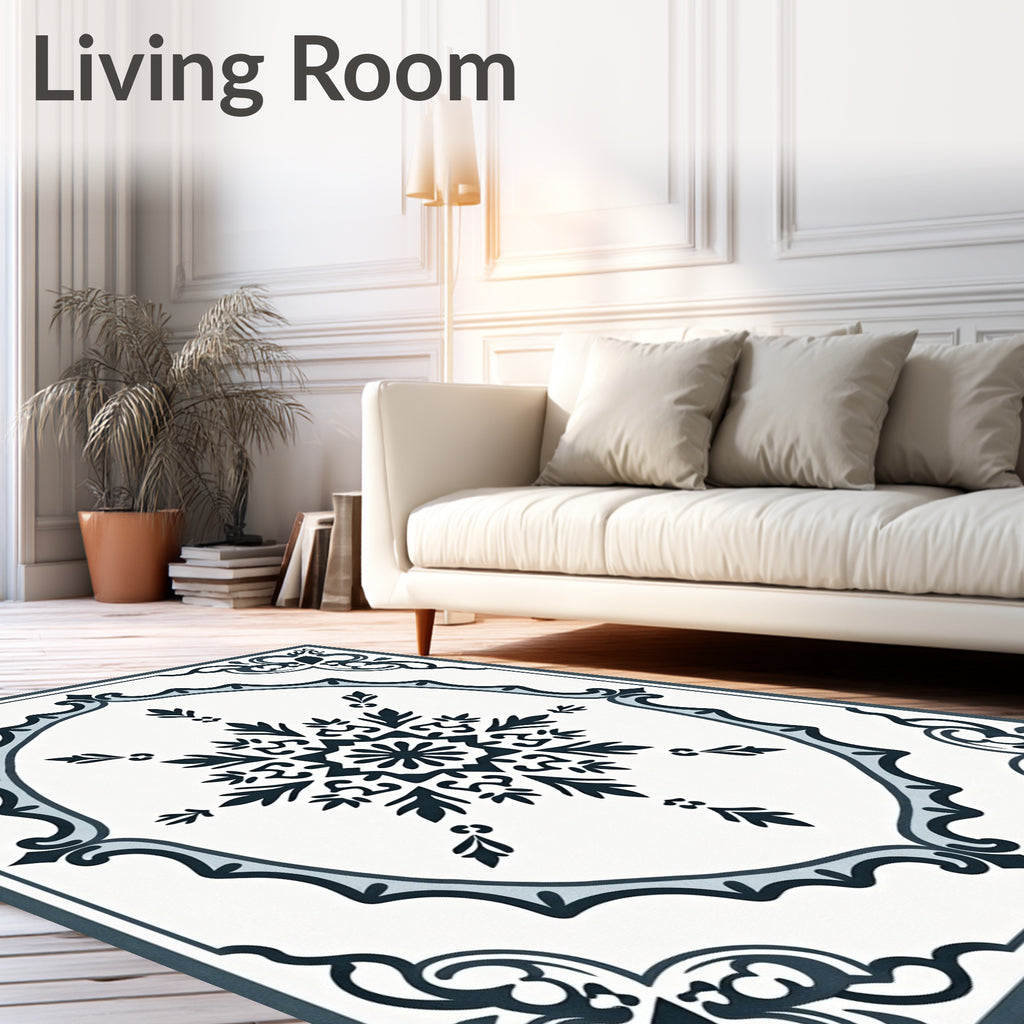 Classic Mandala Tile Design Rug