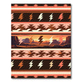 Sunset Mesa Lightning Tribal Stripes Rug