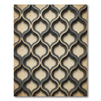 Ogee Arch Arabesque Beige Gray Rug