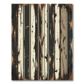 Rustic Earthy Tone Splatter Stripes Rug