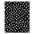 White Water Droplet Scatter Composition Rug