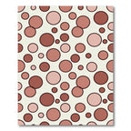 Terracotta Dot Abstract Confetti Wallpaper Rug