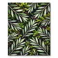 Lush Green Olive Branch Botanical Rug