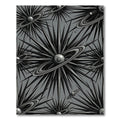 Gray Starburst Galactic Rings Rug