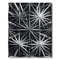Monochromatic Geometric Star Burst Rug