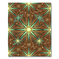 Celestial Geometric Star and Planet Art Rug