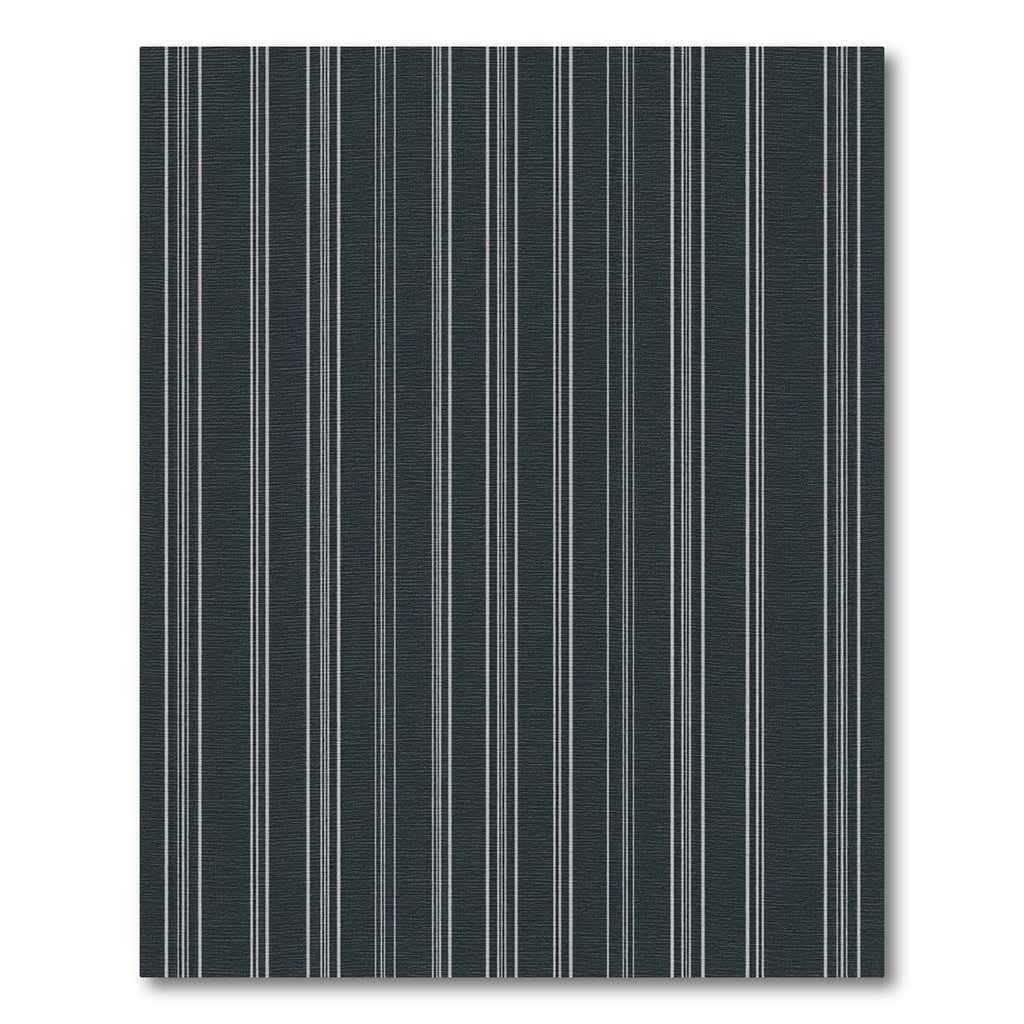 Dark Charcoal Pinstripe Vertical Lines Rug