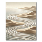 Sandy Dunes Water Ripples Rug