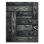 Dark Wood Grain Texture Rug