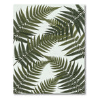 Lush Green Tropical Fern Frond Rug