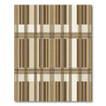 Modern Earth Tone Plaid Grid Rug