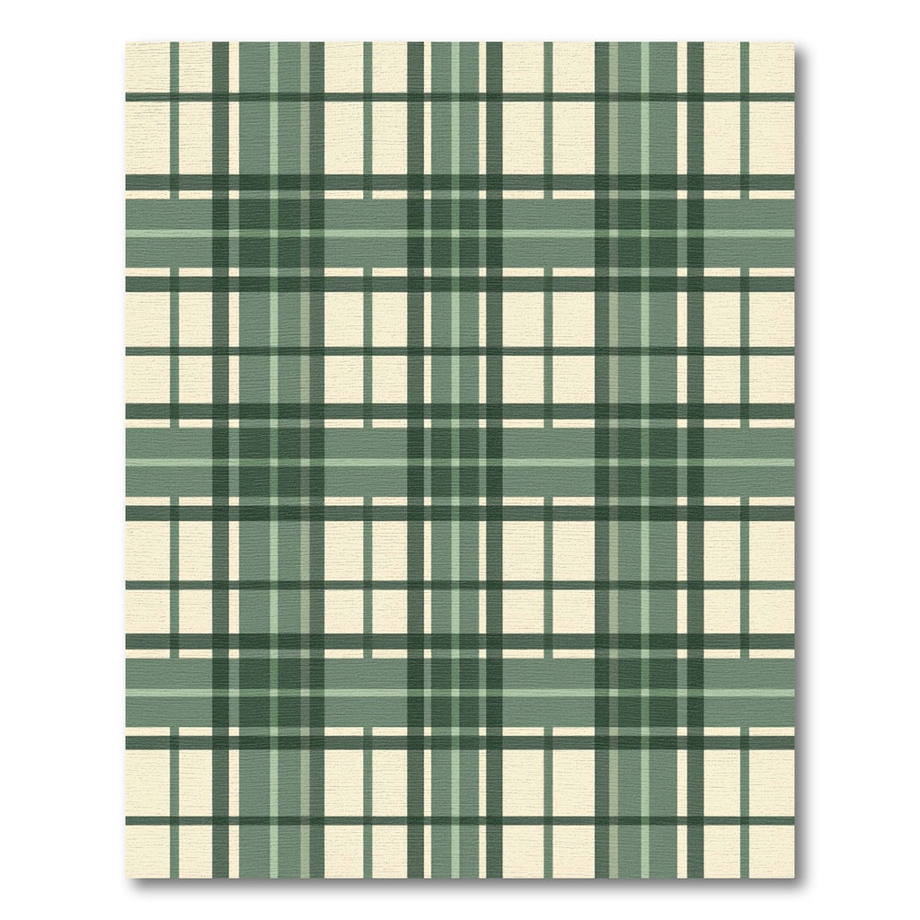 Classic Forest Green Tartan Check Rug