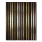 Dark Gold Vertical Stripe Rug