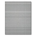 Black White Dotted Grid Composition Rug