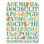 Whimsical Cats And Alphabet Garden Rug