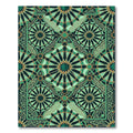 Deep Teal Ornate Geometric Star Rug
